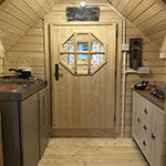 Glamping Enchanted Cottage Norfolk kitchen