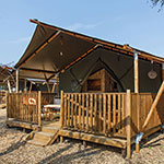 Glamping Safari Tent Norfolk Outside