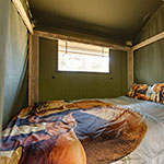 Glamping Safari Tent Norfolk Bedroom